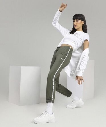 Жіночі кеди PUMA Cilia Mode White Silver — базові модні кросівки, білі зі сріблястими деталями, розмір 38 EU