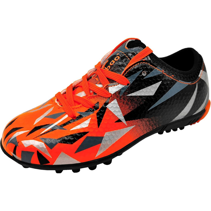Дитячі футбольні бутси Kinder для газону, шнурівка, Outdoor, тренування, 30-40 (32 EU, помаранчевий)
