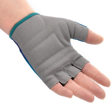 Велосипедні рукавички Meteor Unisex для дітей та BMX - гелеві, Fluid (XS)