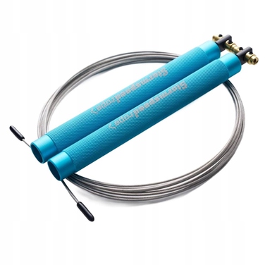 Професійна тренувальна скакалка STORM SPEED ROPE SV1, колір синій