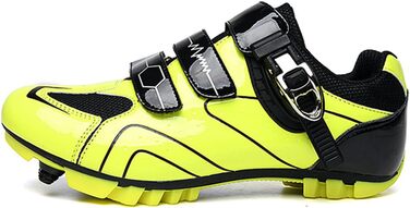 Велосипедні шкарпетки для жінок та чоловіків, MTB, Radsportschuhe, кросівки для катання на велосипеді, дихаючі, для активного відпочинку, шкарпетки для велосипеда, шкарпетки Spin MTB, розмір 42 EU, жовті