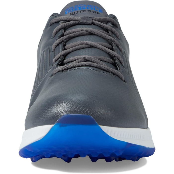 Чоловічі гольф-туфлі Skechers Elite Vortex - сірий з синім оздобленням, 45 EU