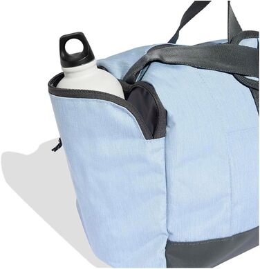 Спортивна сумка Adidas 4ATHLTS Unisex, чорна з синім Glow Blue, розмір S