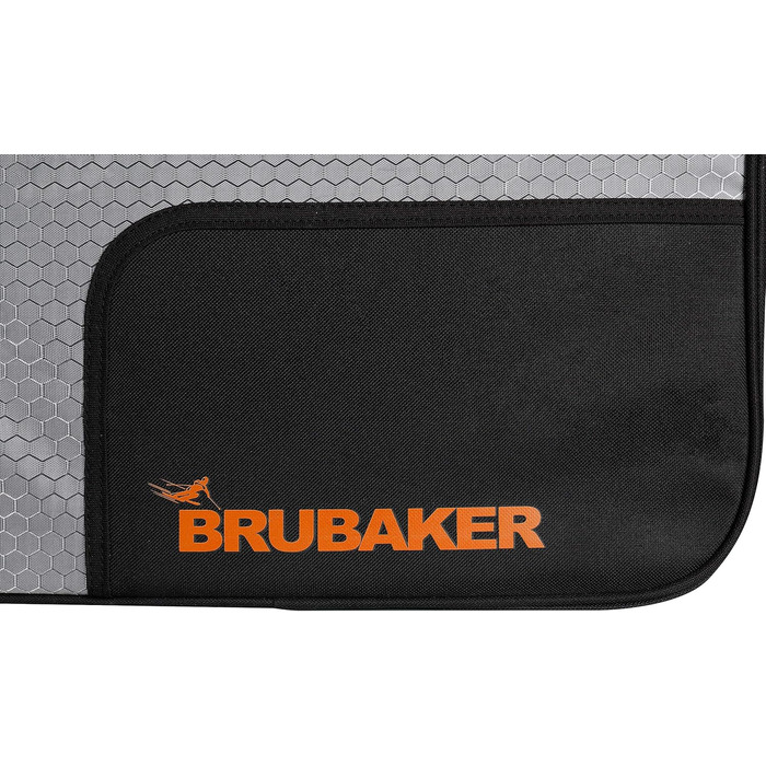 BRUBAKER SuperTec рюкзак для лижних черевиків і шолома з відділенням для взуття, сріблясто-оранжевий