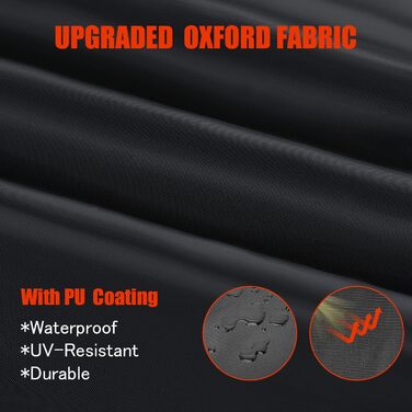 Водонепроникний чохол для велосипеда з отворами для замка – для всіх велосипедів та електровелосипедів – захист від дощу, снігу та UV – на 2 велосипеди (Чорний+Червоний для 1 велосипеда)