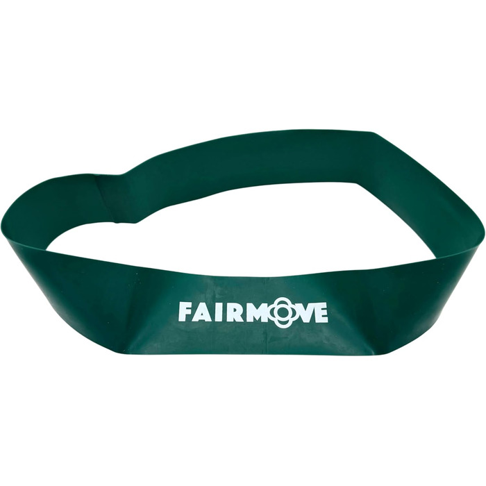 Еластичні стрічки FAIR Move для фітнесу та йоги (натуральний латекс, зелені, середній рівень опору 2.5 кг)