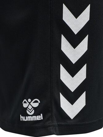 Спортивні чоловічі шорти Hummel Core XK Poly — короткі шорти для залу та тренувань, дихаючі та швидкосохнучі, чорний колір, розмір L