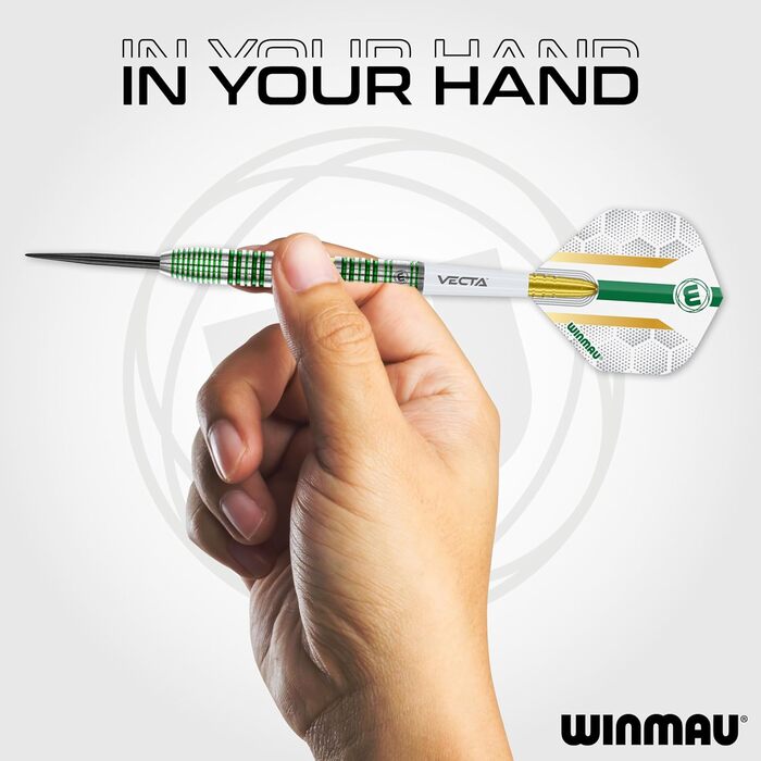 Професійний набір дартсів WINMAU Xenon 90% вольфраму з мішенями і хвостовиками, вага 18г (м'який наконечник), 23г, 24г, 25г (сталевий наконечник)