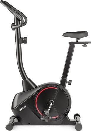 Велотренажер Gymtek для дому, магнітний, до 135 кг, 8 рівнів навантаження, 9 кг маховик, LCD-дисплей