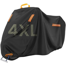 Захисний чохол для мотоцикла Motorrad 4XL, 295x110x140 см, водонепроникний, UV-стійкий, для зберігання на вулиці