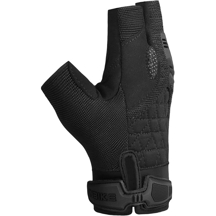 Велосипедні рукавички INBIKE Habfinger: літні, дихаючі, з TPR накладками на пальці та EVA підкладкою, антиковзкі, MTB, чоловічі/жіночі, MH020, чорний/зелений (S, чорний/помаранчевий)