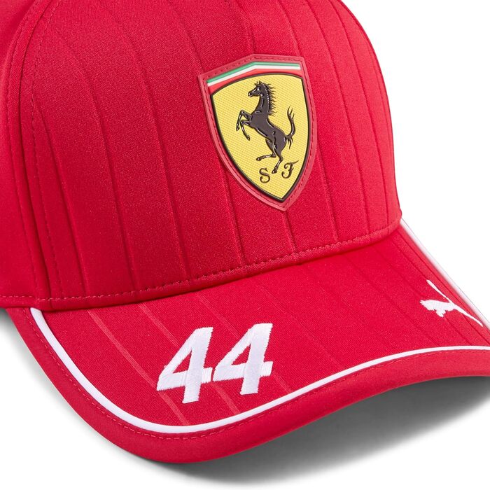 Кепка PUMA Scuderia Ferrari F1 2025 з автографом Льюїса Гамільтона, червона, універсальний розмір