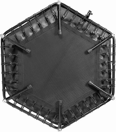 Фітнес батут SportPlus для дорослих, зелений, 111x124x90-115 см