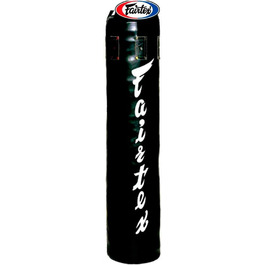 Боксерський мішок Fairtex 122 см, синтетична шкіра, незаповнений, чорний, для кікбоксингу та муай тай