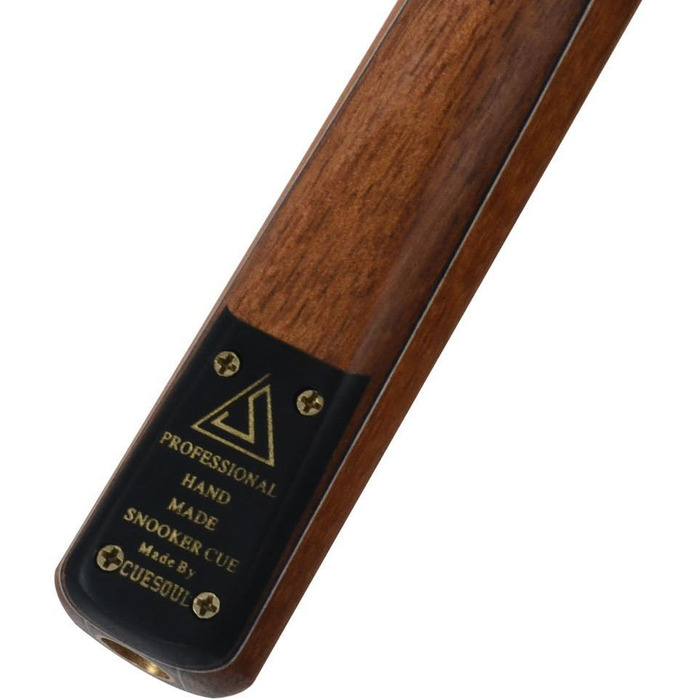 CUESOUL Snookerqueue: класичний кий для більярду, ручної роботи, 145 см, палісандр, 3/4-розбірний, з чохлом та подовжувачем CSSC006
