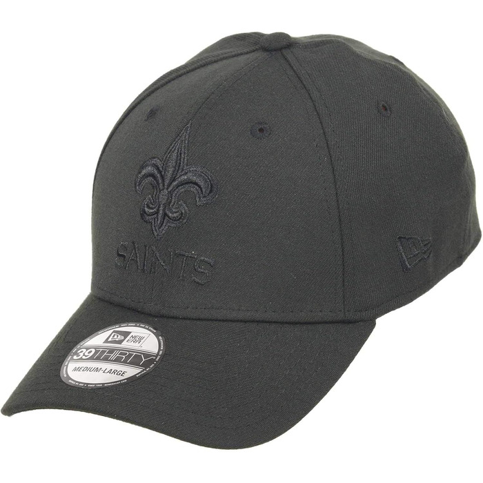 Кепка New Era NFL 39Thirty з логотипом команди Saints, чорна (M-L)
