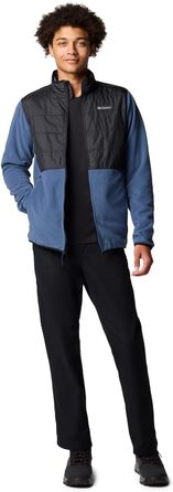 Чоловіча флісова куртка Columbia Basin Butte Full Zip, чорна, розмір XXL