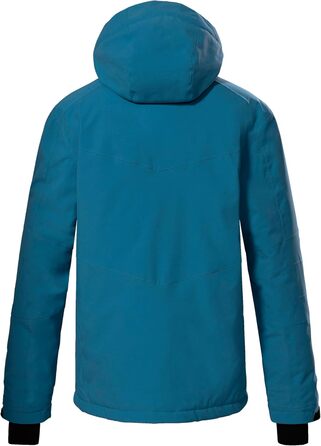 Killtec чоловіча куртка для катання на лижах KSW 44 MN, функціональна куртка з відстібаною капюшоном та снігозахисним манжетом, середньо-блакитна, розмір M