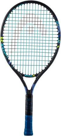 Дитяча тенісна ракетка HEAD Novak Junior 4-6 років, чорна/синя