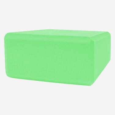 Йога-блок GORILLA SPORTS для йоги та пілатесу, протиковзкий EVA-пінопласт, 23,5 x 15 x 8 см, зелений