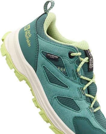 Туфлі для ходьби Jack Wolfskin Vojo Tour Texapore Low (27 EU, смарагдово-зелений)