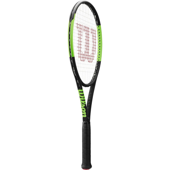 Тенісна ракетка Wilson, розмір ручки 1 (4 1/8''), чорна/зелена