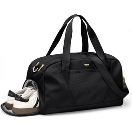 Спортивна сумка VNINE для жінок: легка, водонепроникна, для подорожей, тренувань та плавання (чорна)