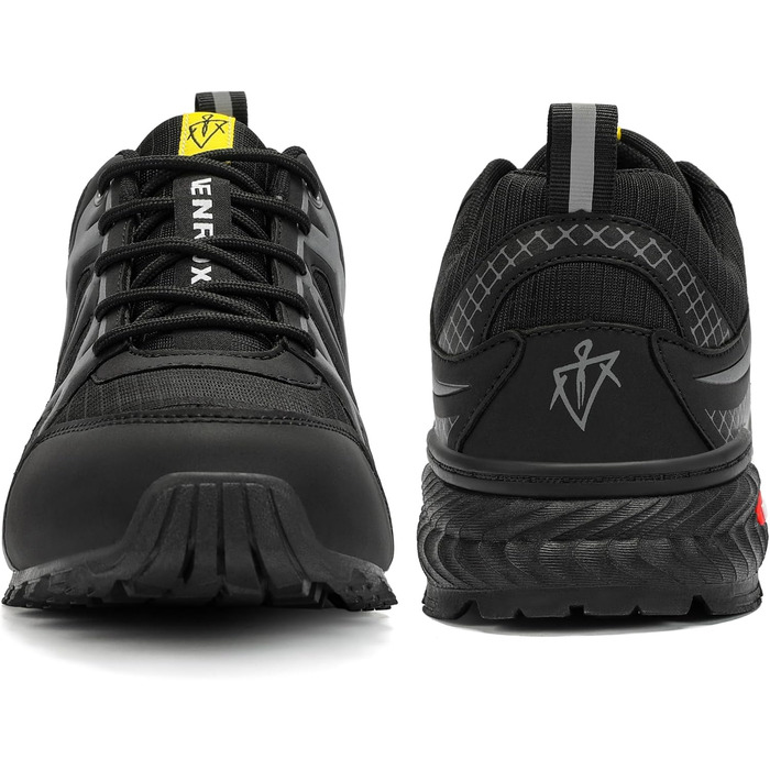 Чоловічі трекінгові кросівки для трейлраннінгу. Легкі, дихаючі, з антиковзкою підошвою. Розміри 39-48, чорний колір.