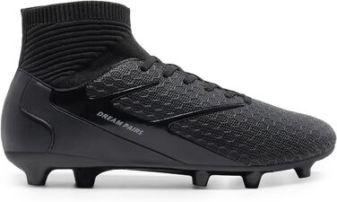 Футбольні бутси DREAM PAIRS для чоловіків: професійні тренувальні бутси з шипами, чорні, 41 EU
