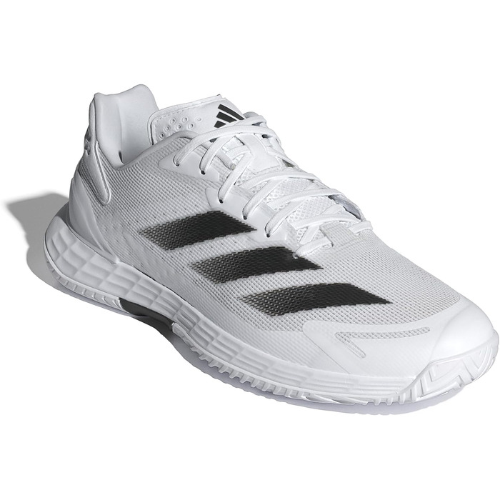 Кросівки для тенісу Adidas Defiant Speed 2 чоловічі 44 EU, біло-чорно-сірі