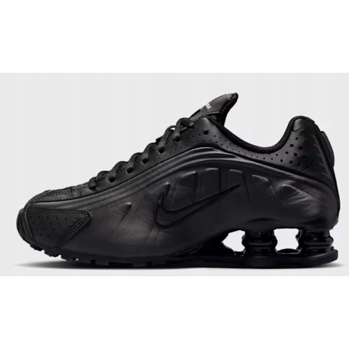 Кросівки Nike Shox R4 (GS) жіночі/підліткові, чорні, комфортні, р. 37,5