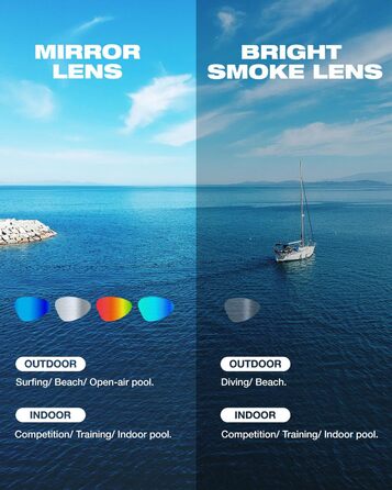 Окуляри для плавання ZIONOR G1 NAVA Anti-Fog (Рожево-золоті) - Професійні, 100% UV-захист, для дорослих