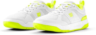 Жіночі кросівки для піклболу Wilson Pickle Pro (38 2/3 EU, білий, безпечний жовтий)