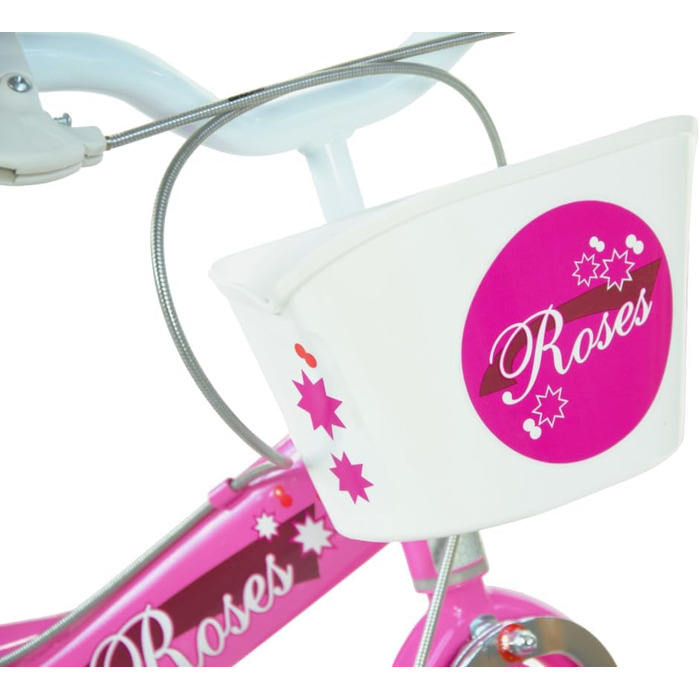 Дівчача дитячий велосипед SCH Roses 14 дюймів (4-6 років) Рожевий