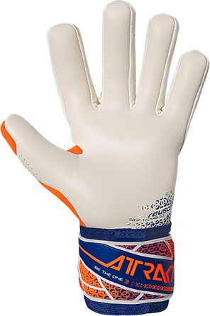 Воротарські рукавиці Reusch Profi Attrakt Gold X NC (10.5) - професійні, для тренувань та ігор на траві та штучних покриттях, помаранчево-сині
