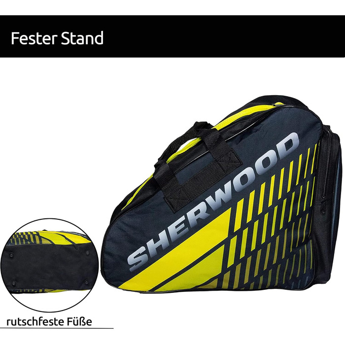 Сумка для ковзанів Sherwood Yellowline: для ковзанів, роликів та хокею (для дорослих та дітей)