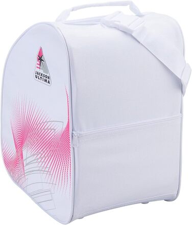 Сумка для ковзанів Jackson Ultima | Якість Olympian | Біло-рожевий колір, один розмір