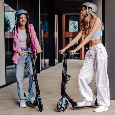 Самокат MOVINO Infinity Roller складаний, міський, з алюмінієвою декою, регульований по висоті, з тримачем для пляшки, для дітей та дорослих