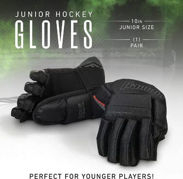 Ківш для хокею Franklin Sports Ice Hockey - Розмір 10' для юніорів - Система фіксації великого пальця - Гнучкий манжет для повного обсягу рухів - Ідеально для дітей