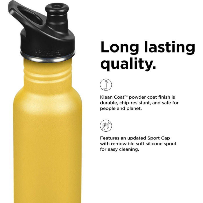 Термобутилка Klean Kanteen Classic 532 мл вузька, золота