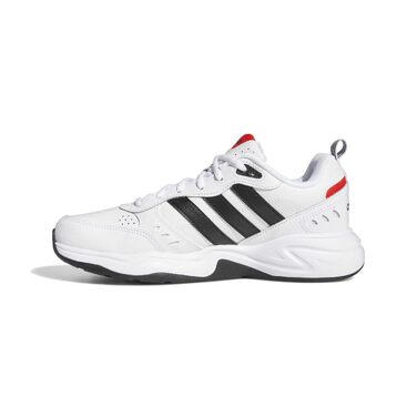 Чоловічі кросівки adidas Strutter — Білі з чорним та червоним (Cloud White/Core Black/Active Red), розмір 43 1/3 EU