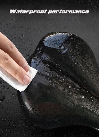 Сідло велосипедне універсальне G002 з піною Memory Foam та пружинами, чорне - для міста та гірського велосипеда (чоловіче/жіноче, модель 2026)