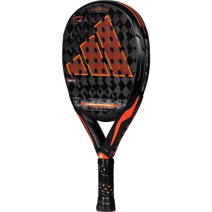 Падельна ракетка adidas Adipower Multiweight Ctrl 3.3, чорна-оранжева, без струн