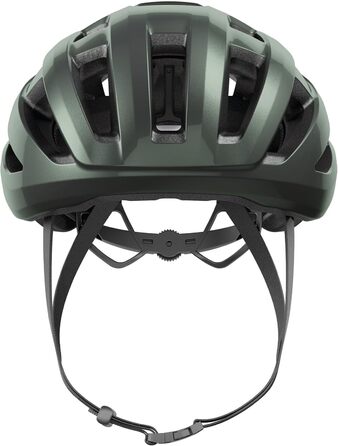 Велошолом ABUS PowerDome ACE для шосейного велосипеда, зелений мох, S (51-55 см), легкий, з вентиляцією, у комплекті з кепкою, для чоловіків та жінок, Made in Italy