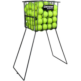Корзина для тенісних м'ячів Gamma Trainerbedarf Ballhopper Pro Plus 110, антрацит