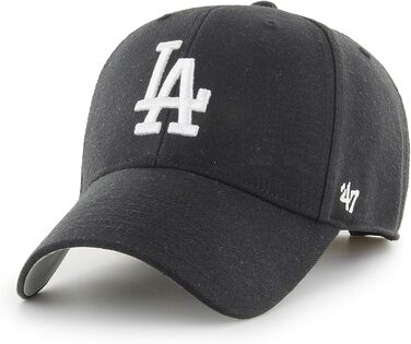 Кепка бейсболка 47 MLB Los Angeles Dodgers чорна, унісекс