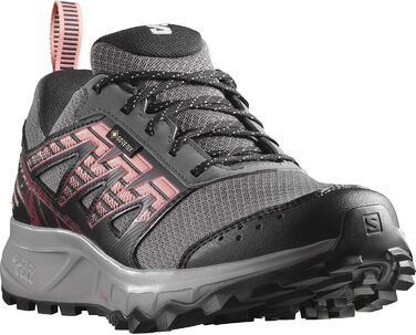 Жіночі трейлраннінг та похідні черевики Salomon Wander Gore-Tex, Outdoor, амортизація, 41 1/3 EU, Plum Kitten Black Peach Amber