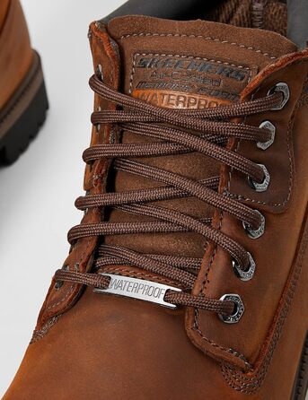 Черевики Skechers Sergeants Verdict 4442 DSCH, чоловічі, коричневі, водонепроникні, шкіра Crazyhorse