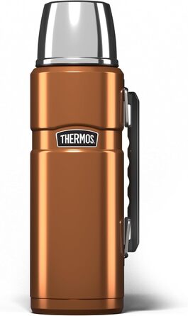 Термос Thermos Stainless King, нержавіюча сталь, коричневий, 1200 мл