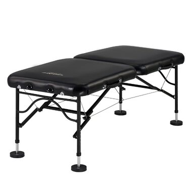 Масажний стіл Master Massage StratoMaster 76 см, чорний, 11,3 кг, NanoSkin-оббивка, з аксесуарами